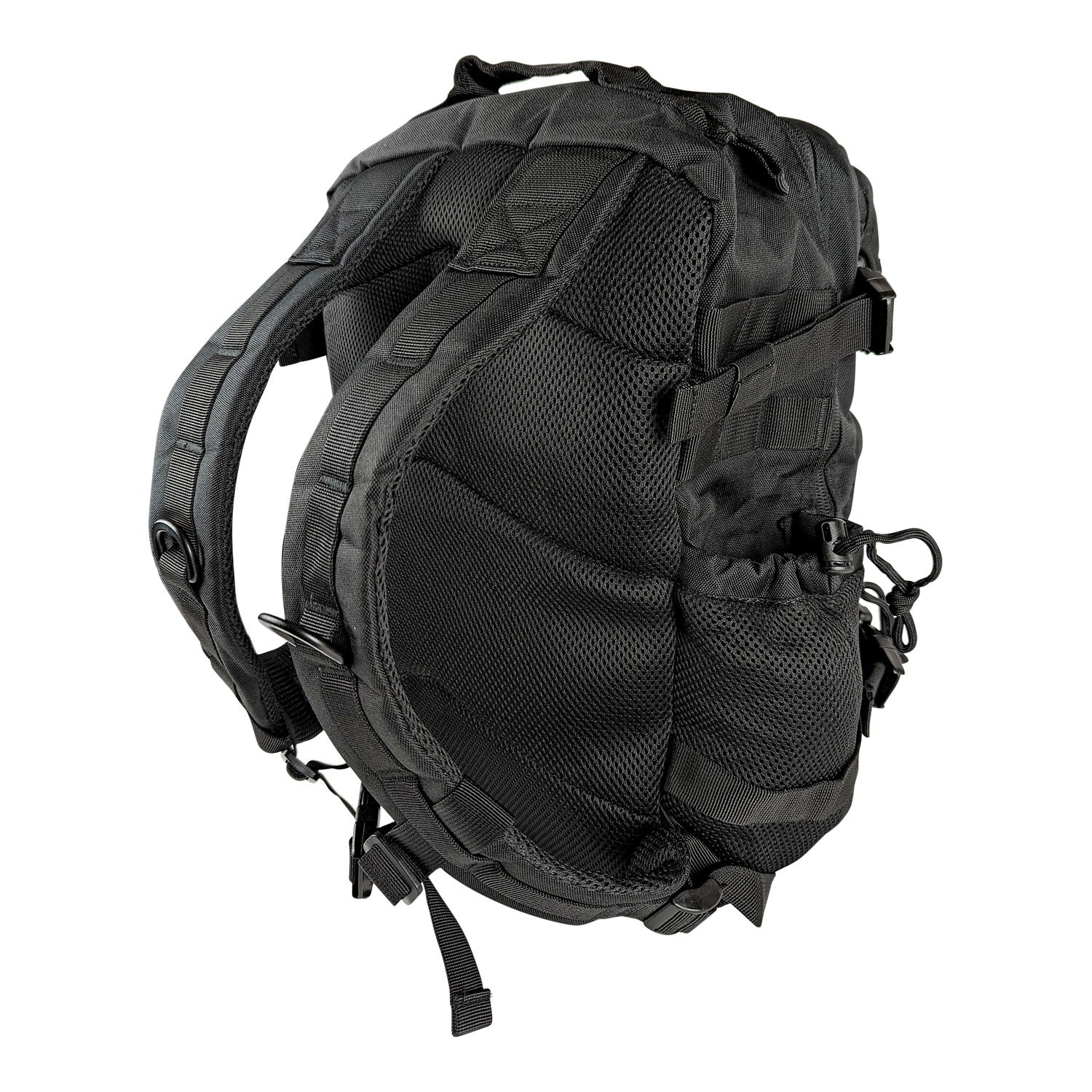 Kemp USA Small Assault / Tactical Backpack for Military Army, Black EMS First Aid Equipment
