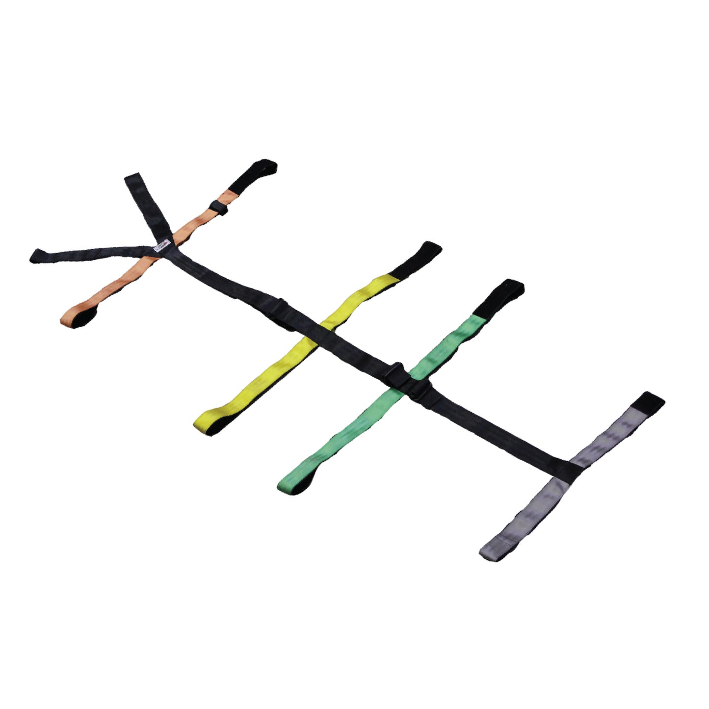 Kemp USA Color Coded 10-PT Patient Restraint Spineboard Straps EMS First Aid Equipment
