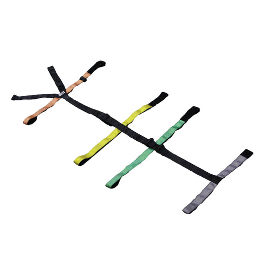 Kemp USA Color Coded 10-PT Patient Restraint Spineboard Straps EMS First Aid Equipment