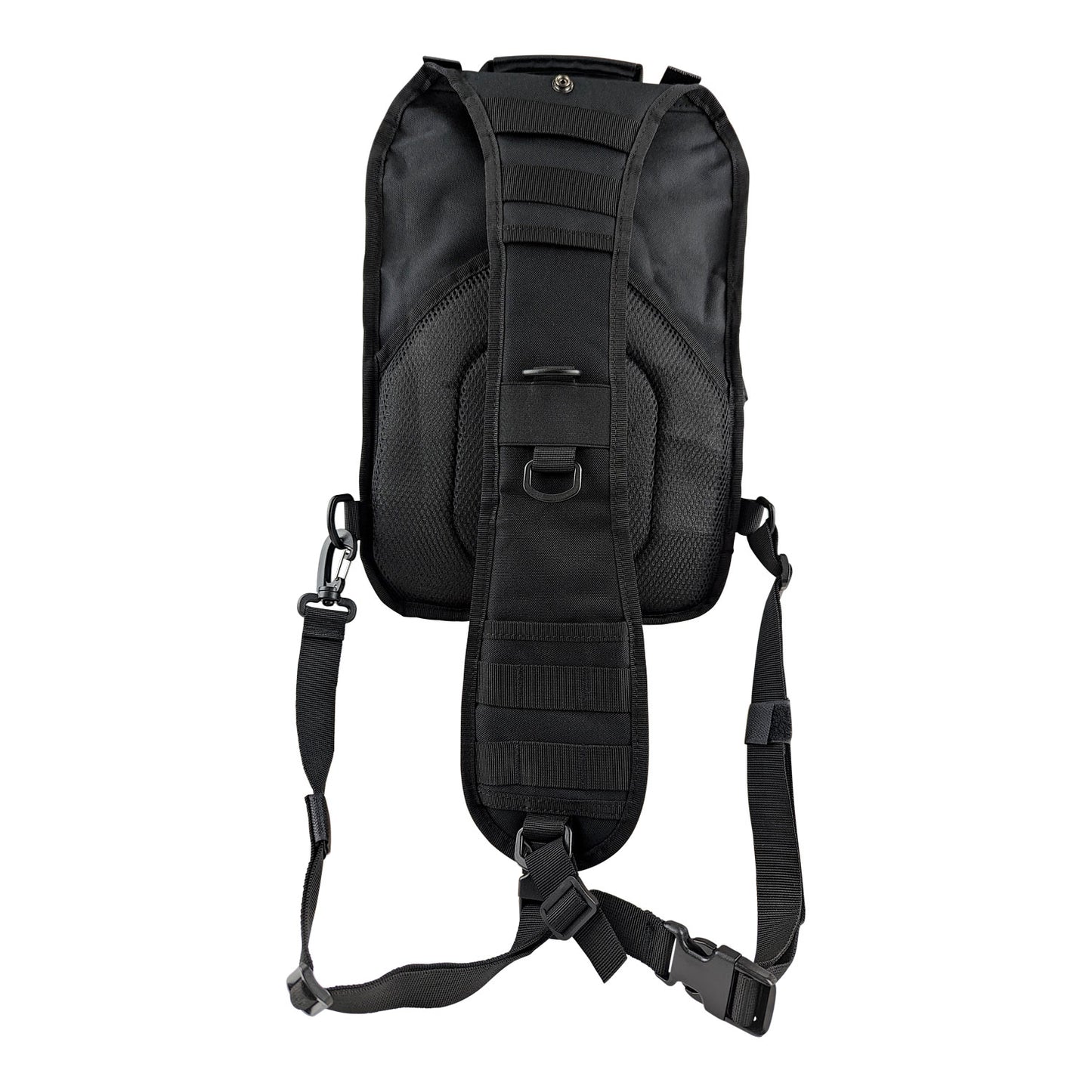 Kemp USA Tactical Sling Backpack Bag, Black EMS First Aid Equipment