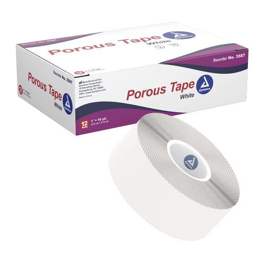 Kemp USA Porous Tape 1" x 10 yd (1 roll) EMS First Aid Equipment