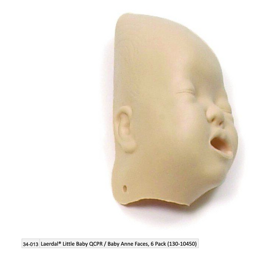 Laerdal® Little Baby QCPR / Baby Anne Faces, 6 Pack (130-10450) EMS First Aid Equipment