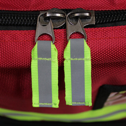 Kemp USA Premium Large Professional Trauma Bag, Red EMS First Aid Equipment