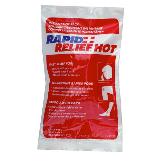 Kemp USA Instant Hot Packs Large 5x9" (24 pcs) EMS First Aid Equipment