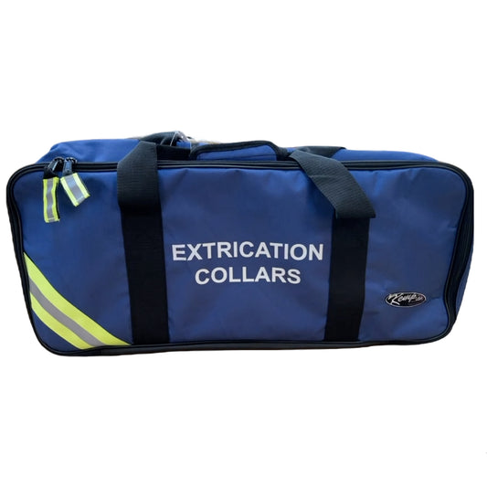 Kemp USA Navy Cervical Collar Bag with Reflective Tape EMS First Aid Equipment