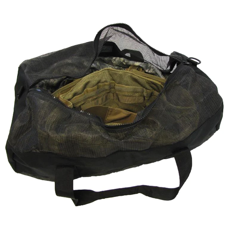 Neptune Mesh Tactical Gear Bag – 33" Length, 77L Capacity, Black